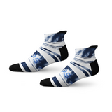 2pk Tie Dye Stripe Tab Socks