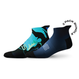 Acid Wash Tab Socks Combo