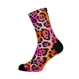 Electric Leopard Pink Socks