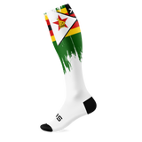 Zimbabwe Splash Knee High Socks
